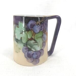 Antique Hand Painted Limoges Stein Coffee Mug